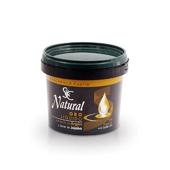 S&amp;C Mascarilla para el cabello Oro Líquido con aceite de argán y jojoba 350G