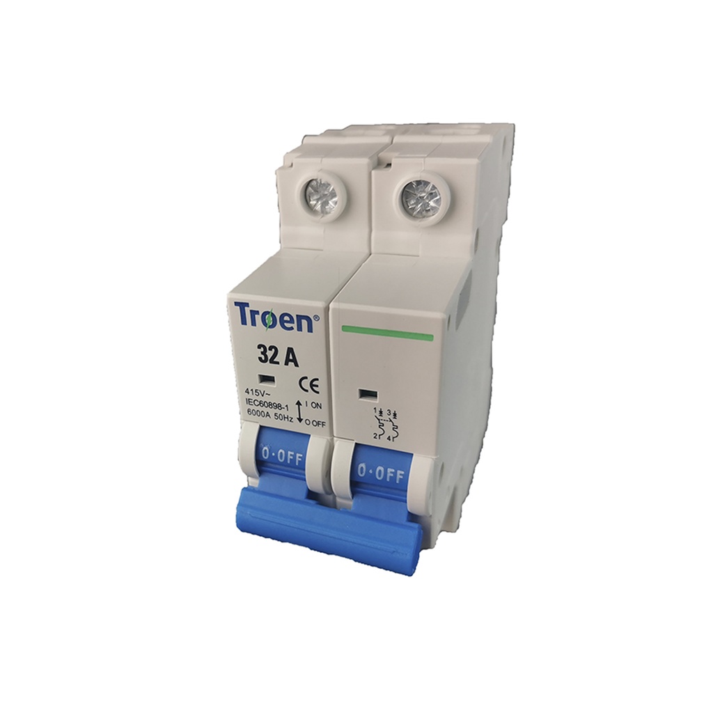 Breaker tipo europeo 32Amp de 2 polos