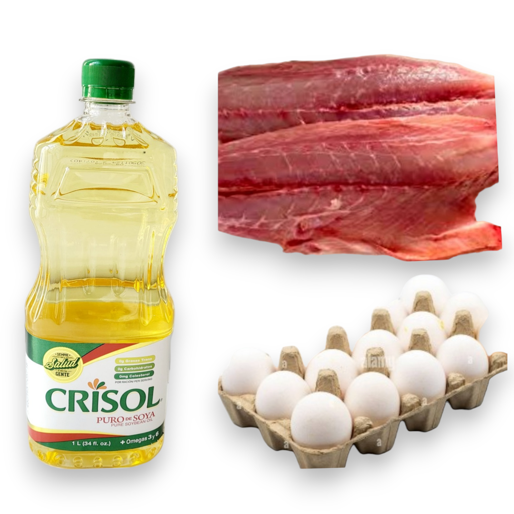 Combo Jurel+Aceite+Huevos
