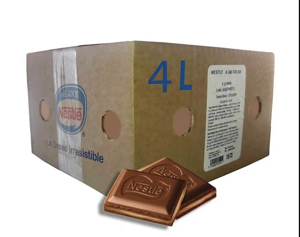 Helado Nestle 4L (sabor vario)