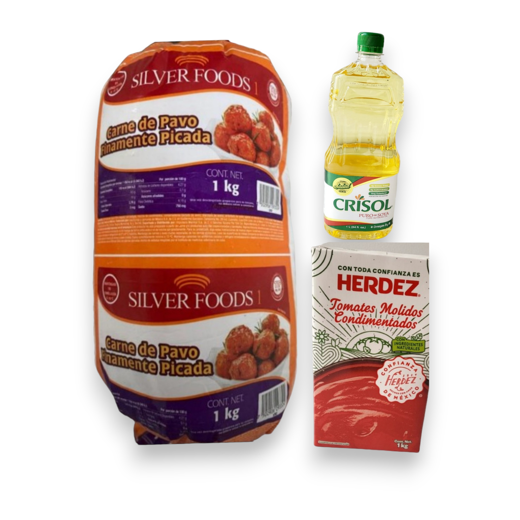 Combo Picadillo Pavo+Aceite+Puré