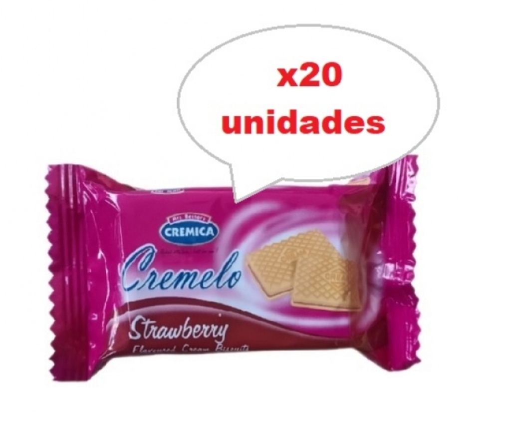 Galletas Cremelo Fresa  (22g x 20 unidades)