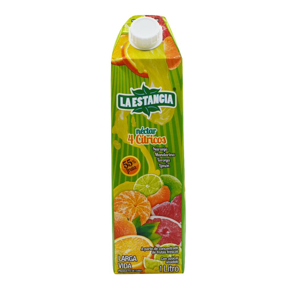 Jugo Néctar La Estancia 4 cítricos 1 L