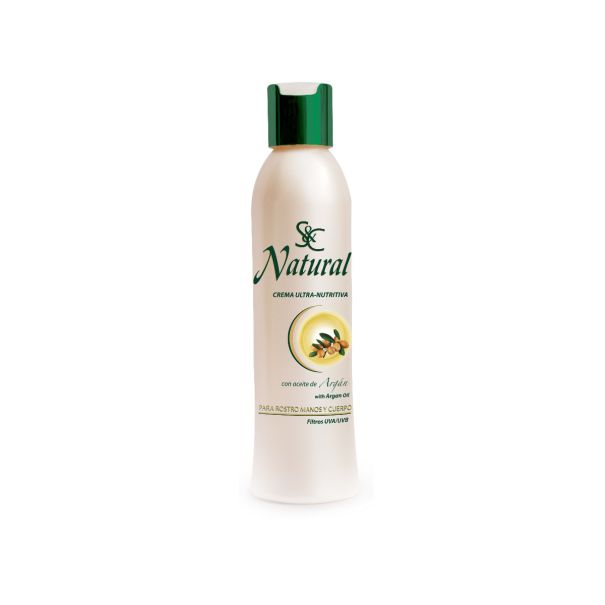 Crema Natural Ultra-Nutritiva con Aceite de Argan 300ml