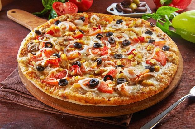 Pizza Vegetales (25 cm diámetro)