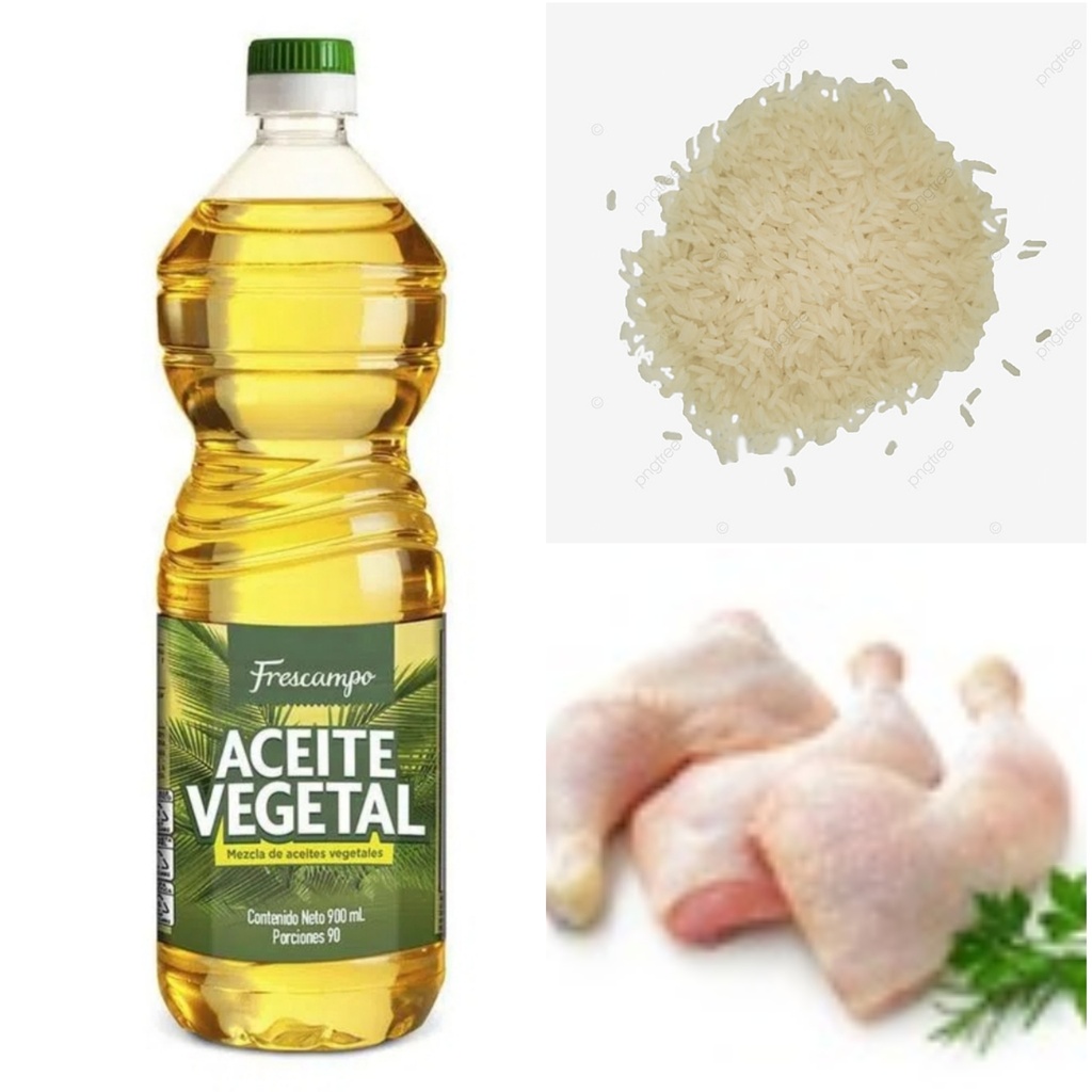 Combo Aceite+Arroz+Pollo