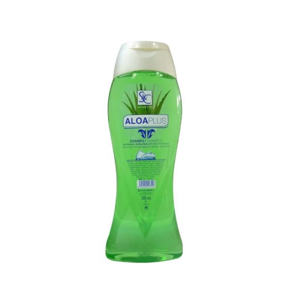 S&amp;C Aloa Plus Champú Con Extracto De Aloe Vera 500 ML