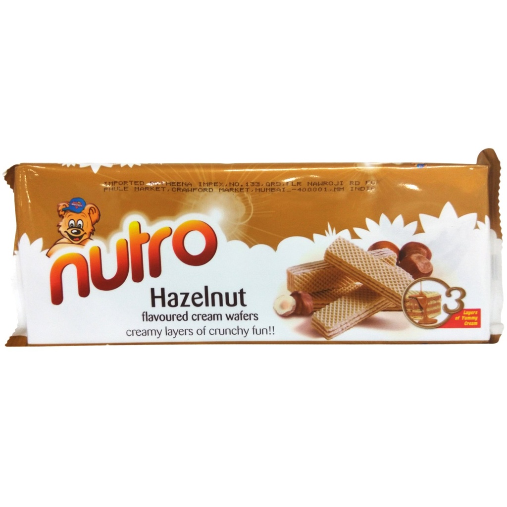Sorbetos Wafers Avellana (Hazelnut) 75g Nutro