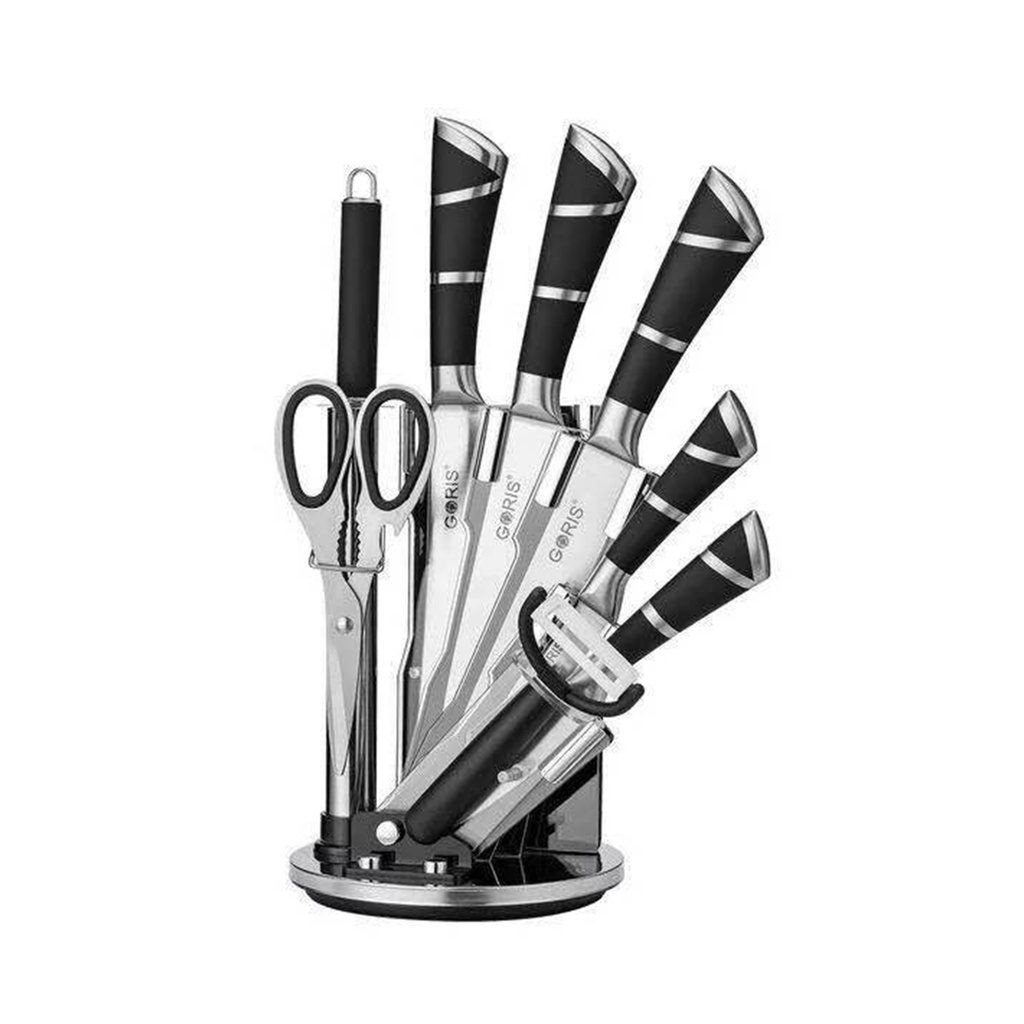 Juego de cuchillos de cocina de 9 piezas